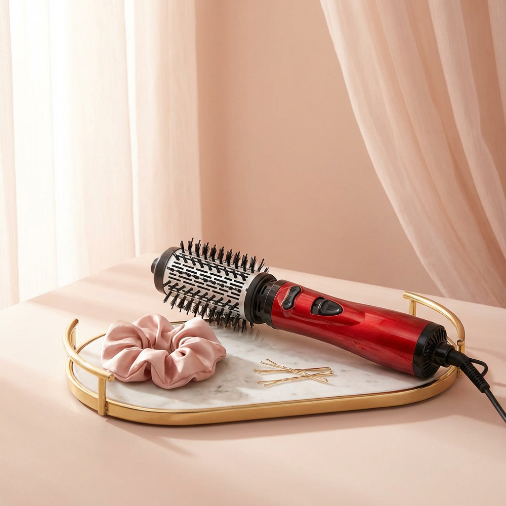 Bella Ave 2-in-1 Ionic Hair Brush – Effortless Curling & Straightening for Wet or Dry Hair