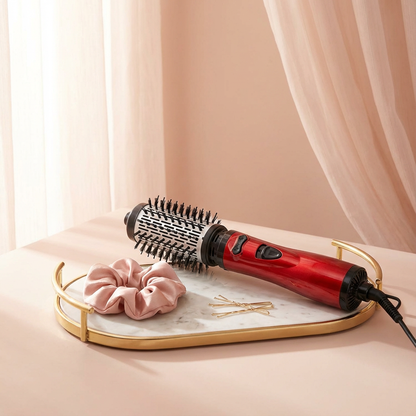 Bella Ave 2-in-1 Ionic Hair Brush – Effortless Curling & Straightening for Wet or Dry Hair